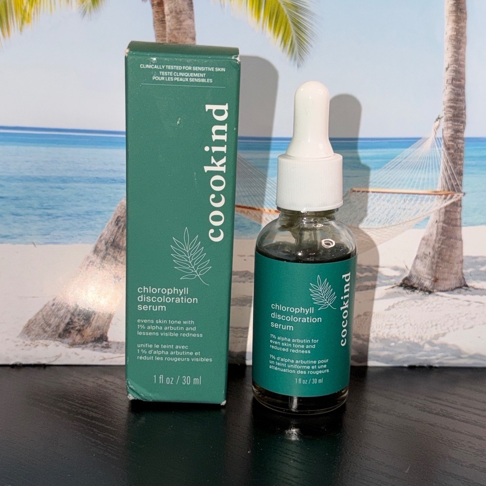 Cocokind Chlorophyll Discoloration Serum 1% Alpha Arbutin 1 fl oz 30ml NEW Box